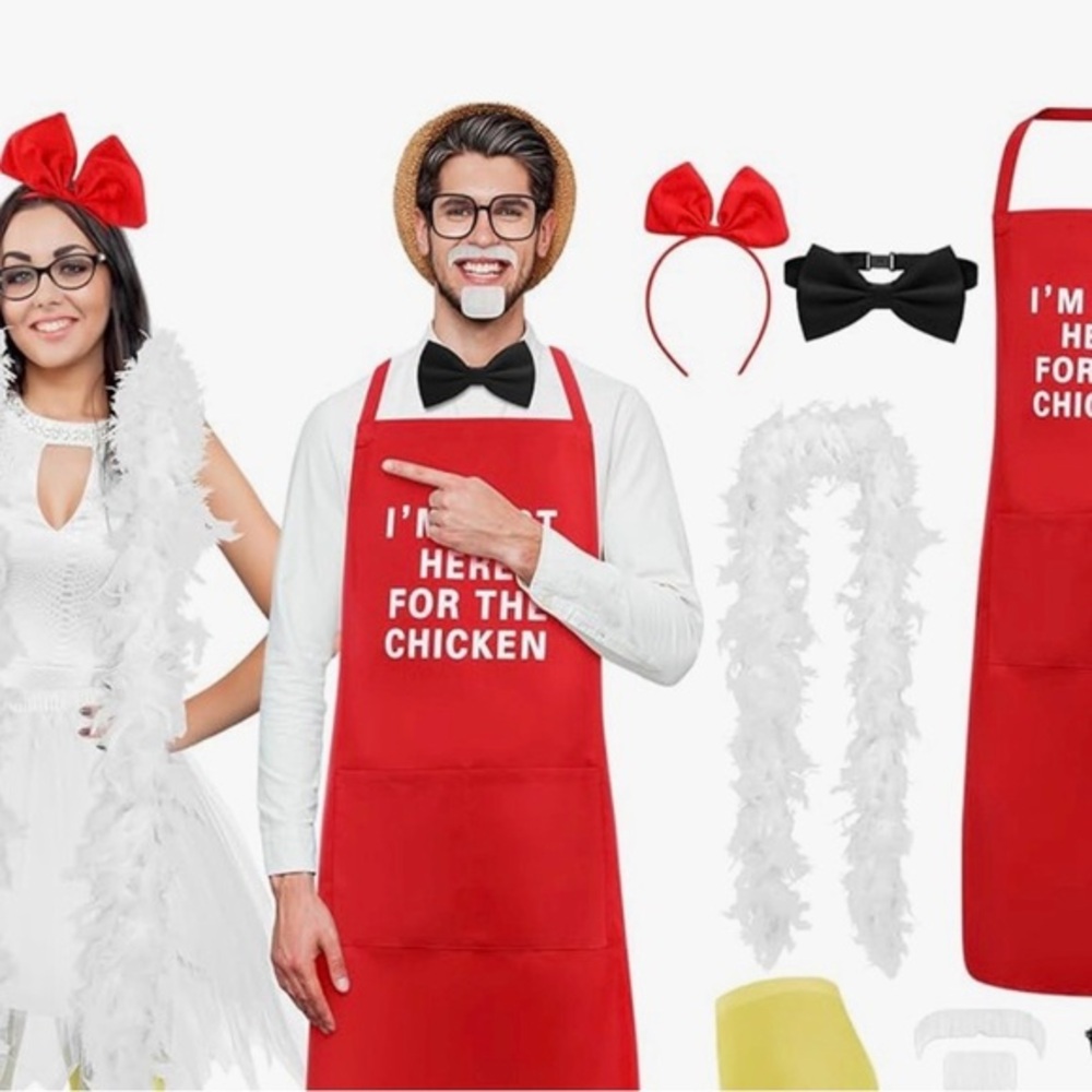 Halloween Fried Chicken couple costumes halloween